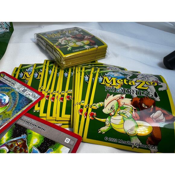 Huge Metazoo Collectible Card Lot Wilderness 1st /2nd Ed Map Stickers 300+ Cards - Picture 3 of 16